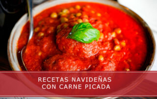 Recetas navideñas con carne picada - Carnicerías Herrero
