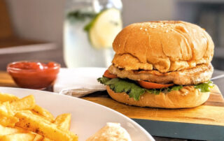 Hamburguesa de pollo en Carnicerías Herrero